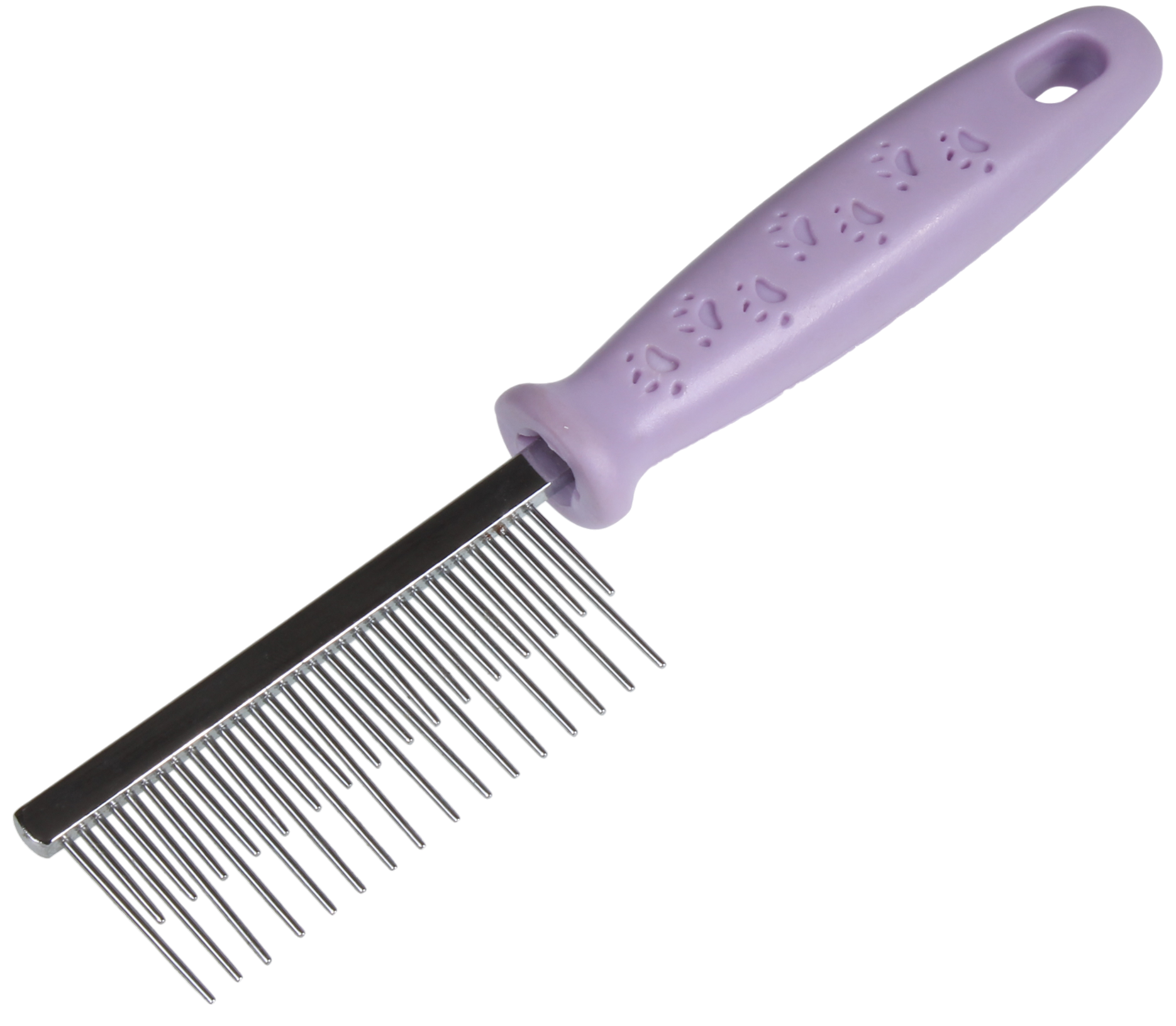 KK-1643~長短針膠柄梳(32針)